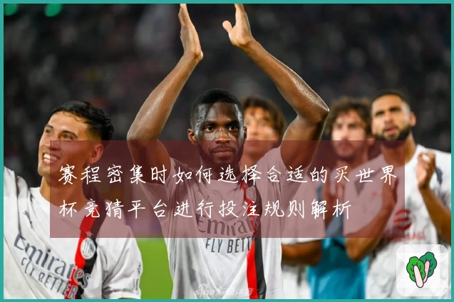 赛程密集时如何选择合适的买世界杯竞猜平台进行投注规则解析